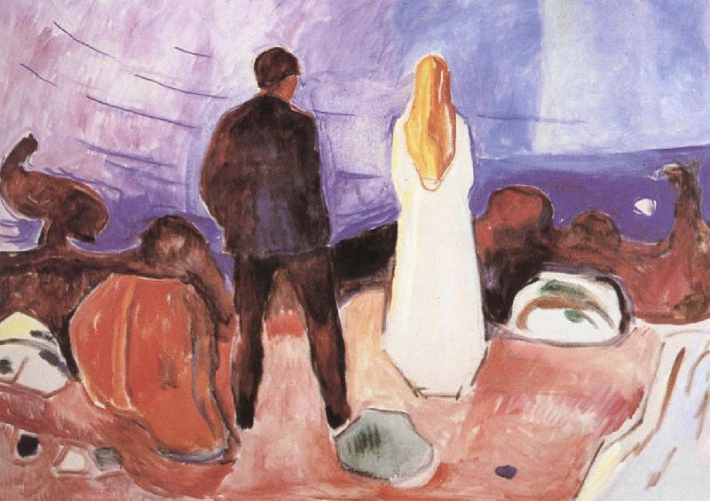 Edvard Munch Alone oil painting image